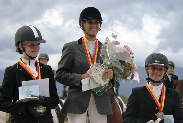 Or: Françoise de Spoelberch, Argent: Alicia Losey, Bronze: Mélanie Huber 