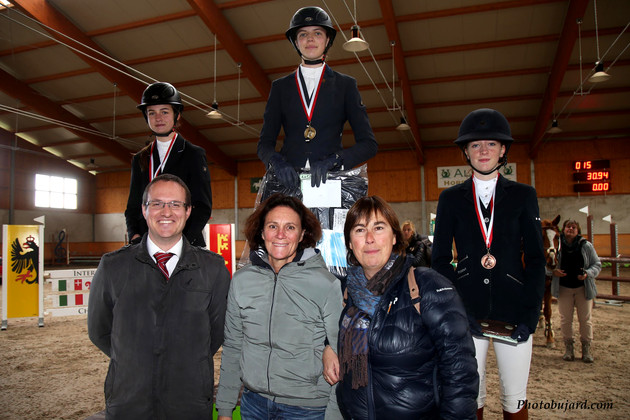 Or: Stéphanie Despont, Argent: Candice Thierrin, Bronze: Morgane Buyssens.