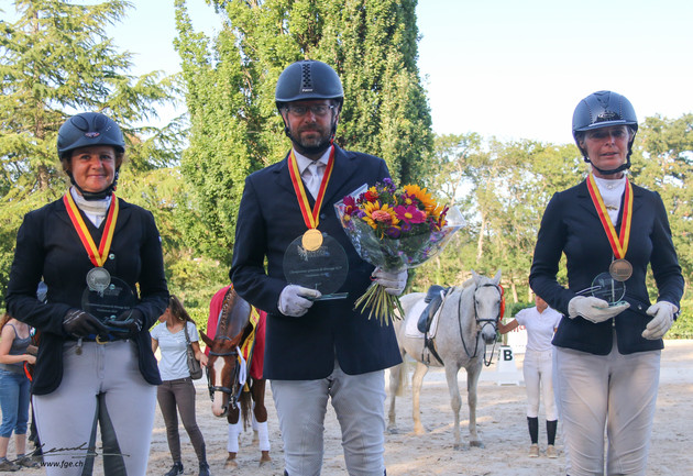 Riccardo Martinetti (Or), Martine Tardivel-Gallay (Argent), Yaël Fornet (Bronze)