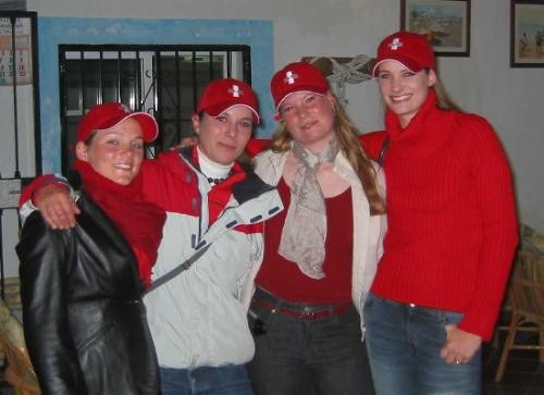 Laure Gautier, Gaëlle Dreyfuss, Cindy Lüthi et Isabelle Groothaert