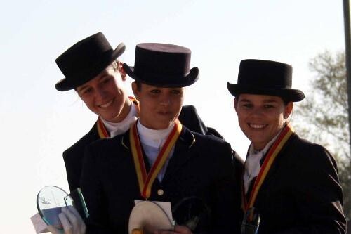 2e, Christel Bandelier, 1ere Clara Broillet, 3e Carine Rochat