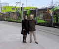 Un tram aux couleurs des finales de la Coupe du monde
