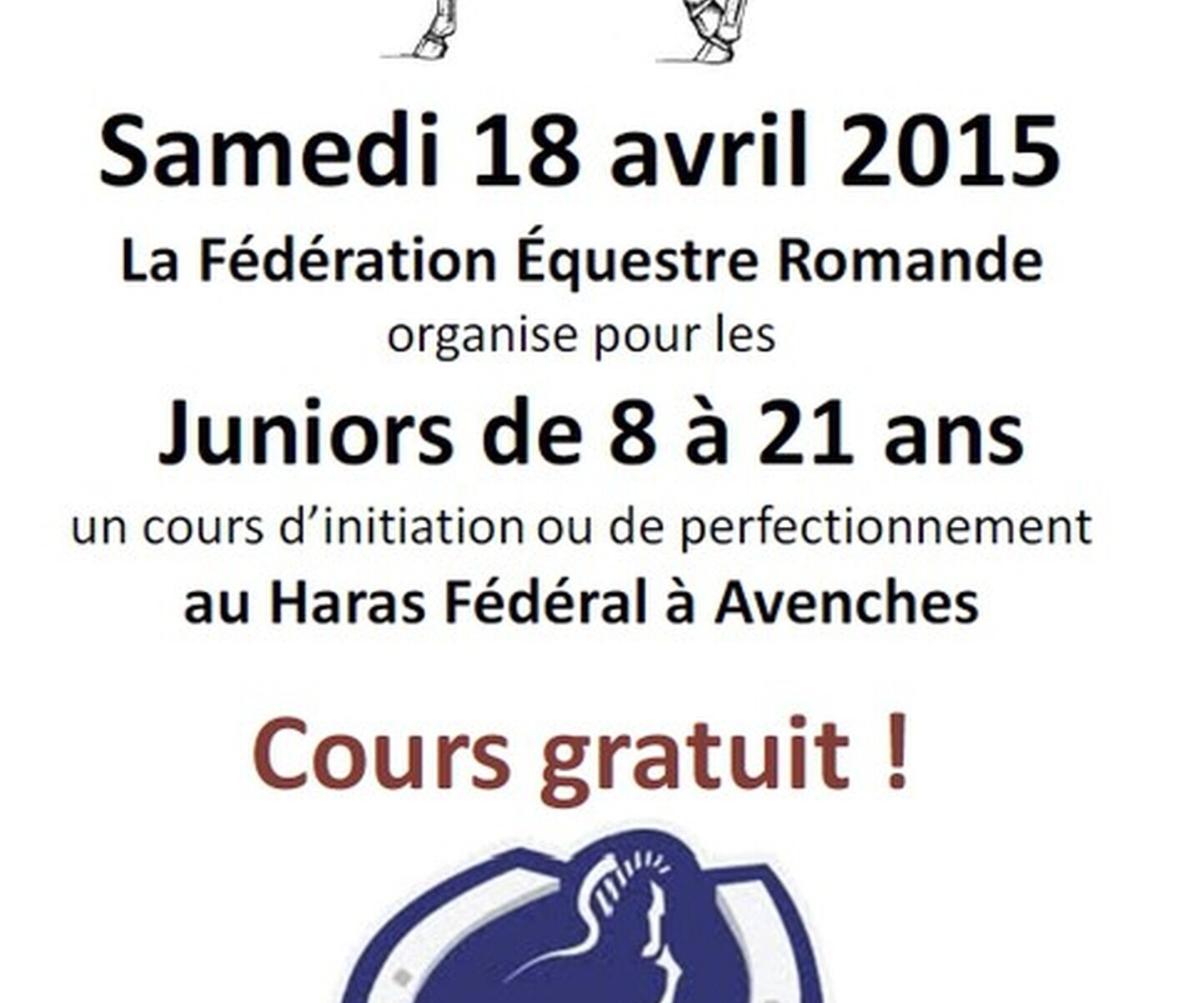 Cours d'attelage de la FER