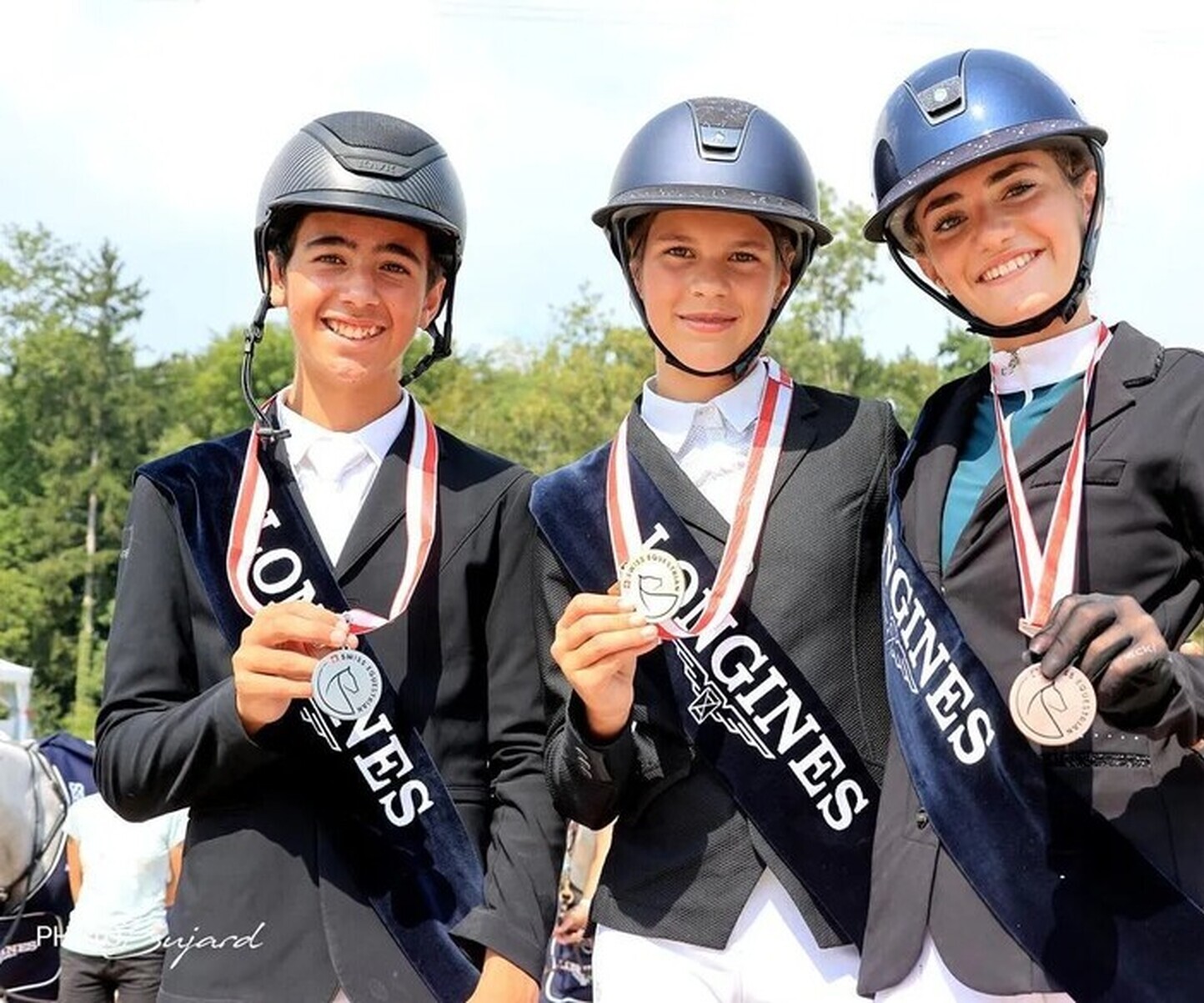 Championnat Suisse de saut - podiums Genevois en Poney D Elite et Children